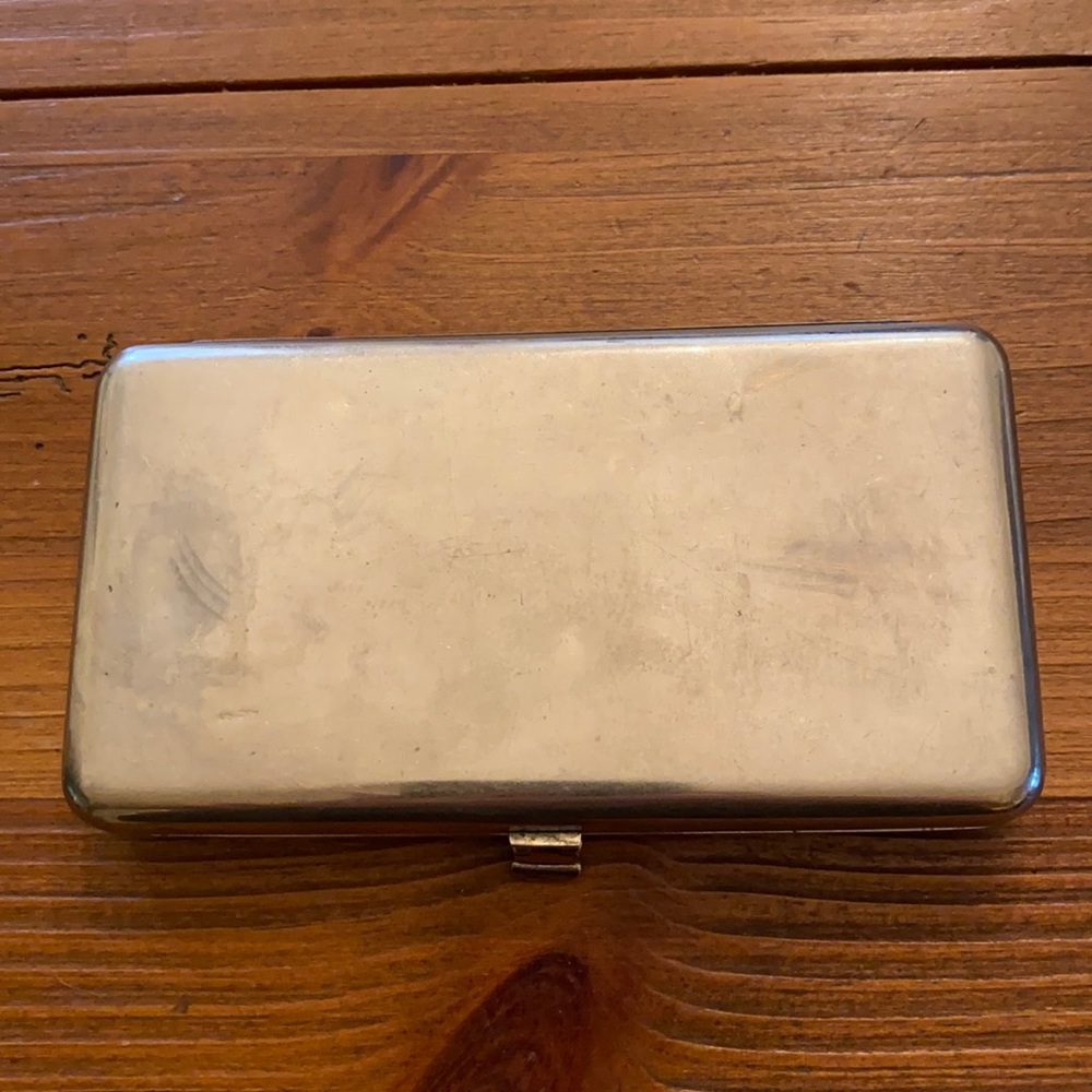 Silver toned case